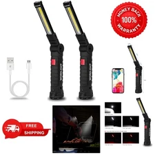 Portable LED Work Light Set - 5 Adjustable Modes, 2-Pack for Home & Outdoor