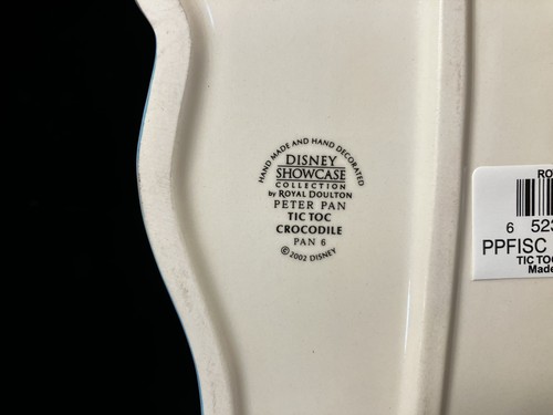 Royal Doulton Disney Tic Toc Croc Crocodile Peter Pan Porcelain Figurine 7" 2002 - Picture 7 of 10