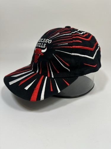 Vintage 90s Chicago Bulls SnapBack Hat Cap Drew Pearson Fireworks NBA Jordan - Picture 3 of 7