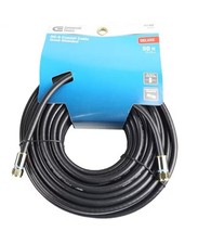 Commercial Electric Y304189 50 ft. RG-6 Quad Shielded Coaxial Cable, Black