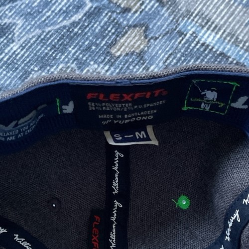 William Murray Golfmütze Cap Herren S/M grau mit weißem Logo - Bild 3 von 4