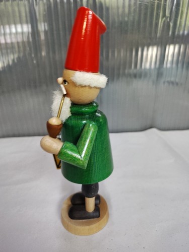 ERZGEBIRGE Deutsche Holz Räuchergefäße Raucher Nachtwächter Pfeife 8 Zoll - Bild 4 von 12