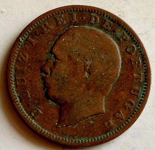 Coin Portugal (Kingdom) 20 Reis 1883 KM527 - Picture 2 of 2