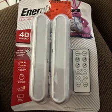 Energizer 2pk Battery Operated LED Mini Light Bar with IR Remote 40 LUMENS L4C
