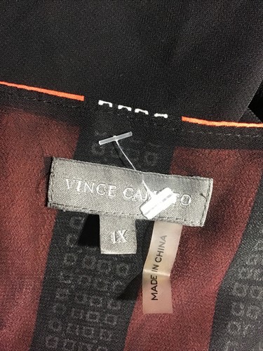 NEU VINCE CAMUTO CROSSROAD PANEL ETUIKLEID TANK SCHWARZ, ORANGE, WEISS GRÖSSE 1X - Bild 10 von 12