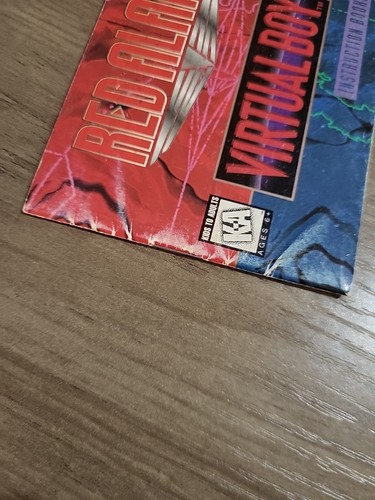 Red Alarm Virtual Boy solo manual ~ folleto de instrucciones - Imagen 3 de 8