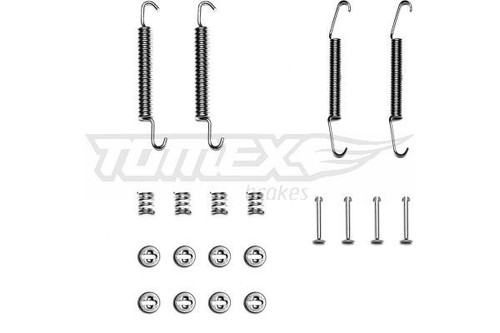 BRAKE DRUM SHOES FITTING KIT REAR TOMEX BRAKES TX 40-06 P FOR YUGO TEMPO,311,511 - Picture 2 of 5