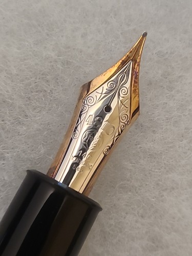 Vintage Montblanc Deploma 149 Fountain Pen 1970's, EF, 14C Gold Nib,+ Box + Book - Bild 16 von 24