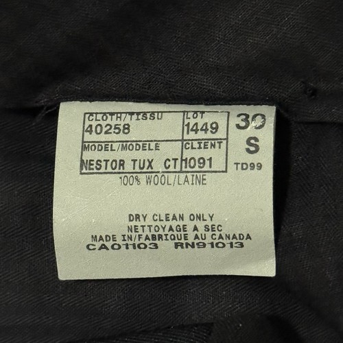 BLACK by Vera Wang 36s/30s Tuxedo - Picture 5 of 7
