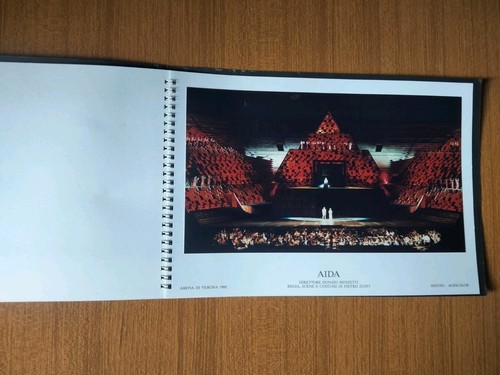 1988 OPERA LIRICA ARENA VERONA THAT EVENING THERE WAS ALSO AIDA ALBUM SOUVENIR - Picture 4 of 4