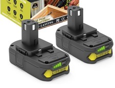 2Pack 18 Volt P102 Lithium 4 AH Battery replacement For Ryobi 18V P108 P107 P103