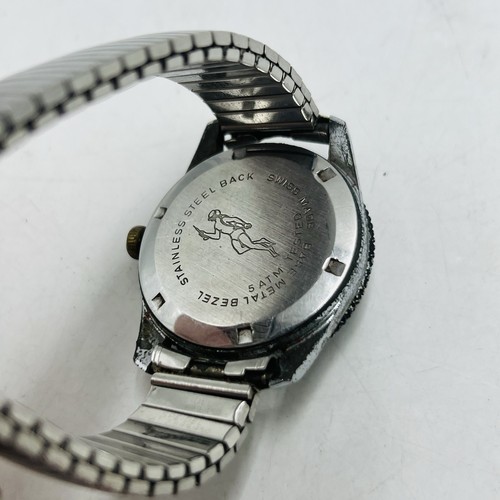 Terramar World Time Watch Swiss Made As Is For Parts - Picture 4 of 4