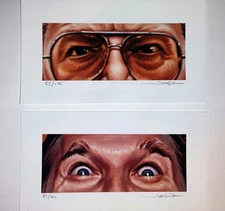 The Dude & Walter The Big Lebowsk EWAF Set by Jason Edmiston eyes without a face