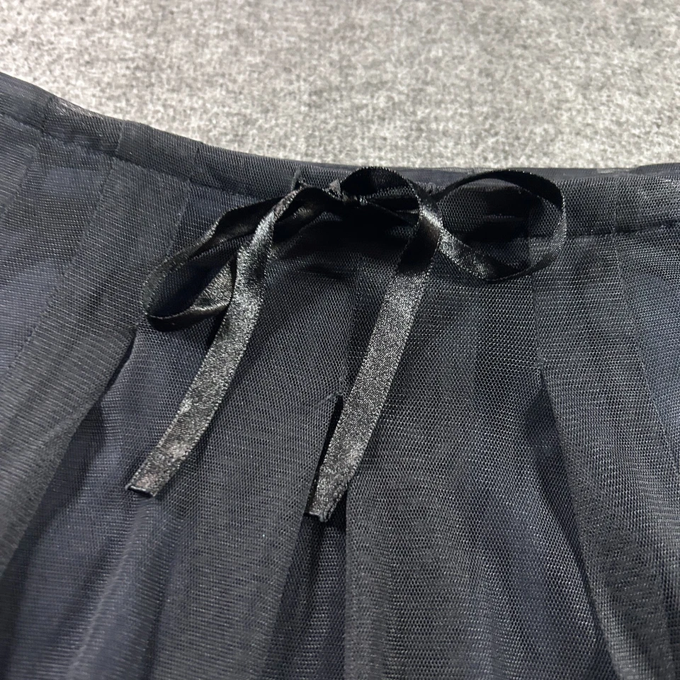 Винтажная черная юбка Free People с тюлевой подкладкой размер M Whimsigoth готическая фея официальная - Изображение 4 из 4