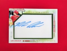 🔥Nolan Schanuel Auto /199 -2025 Panini Boys Of Summer Jumbo Acetate Signature