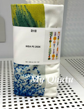 IKEA PS 2026 Pre Cut Fabric White/Multi Color Small Pattern 59x118" Lmtd Edition