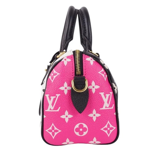 Louis Vuitton Tasche Schwarz Weiß Monogram Empreinte Speedy Bandouliere 20 - Bild 17 von 17