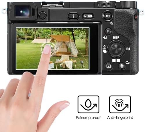 Protector de pantalla 2 piezas para Sony Alpha A6600 A6400 A6300 A6100 A6000 A5000 Nex-7 N - Imagen 3 de 5