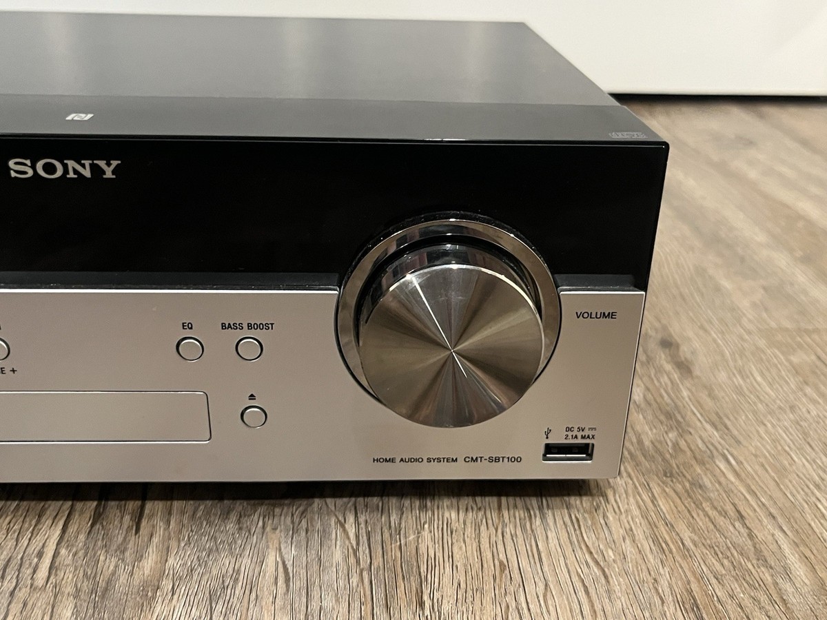 Sony CMT-SBT100 Bluetooth Micro Music System - Black/Gray