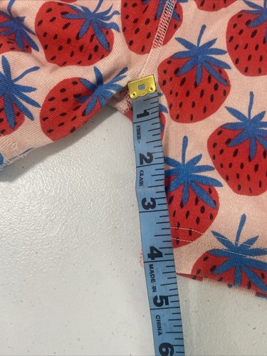 Hanna Andersson Pajama Shorts Set Kids Girls 8 130 Cm Strawberry Organic Cotton - Picture 11 of 13