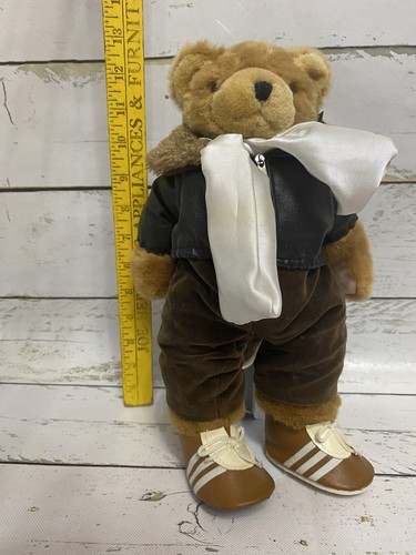 Vintage Cozy Cuddles Collection Artmark Teddybär Flieger Bär von Flying Ace - Bild 14 von 14