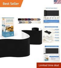 High-Density Waterproof Canvas Repair Tape 4"x63" - Strong Adhesive for Outdoors