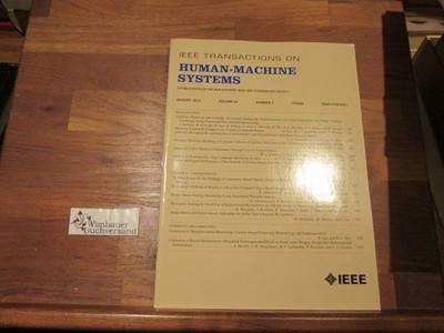 IEEE Transactions on Human-Machine Systems, Vol. 44, Number 4, August 2014 IEEE