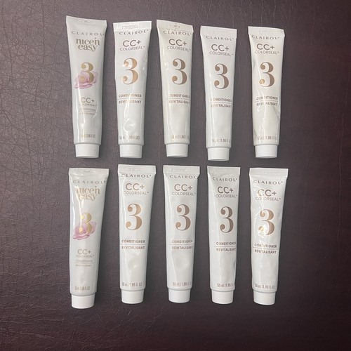 10 Stück Clairol CC+ 3 Color Seal Revitalisant Conditioner 1,86 Fl. Oz. Jeweils