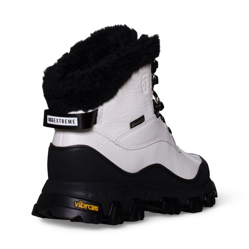 UGG ADIRONDACK MERIDIAN HIKER WHITE LEATHER WOMEN'S BOOTS SIZE US 9/UK 7 NEW - Picture 3 of 4