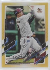 2021 Topps NPB Nippon Professional Baseball Gold Rainbow Foil Hideto Asamura