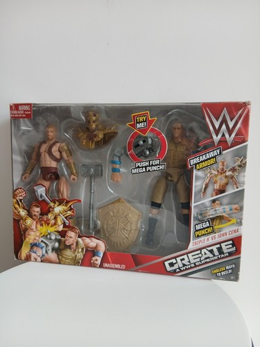 WWE Wrestling Figure Triple H Vs John Cena Create A Superstar Boxed - Picture 4 of 19