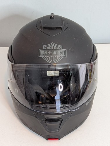 Harley Davidson HD-H24 Modular Motorcycle Helmet w Sun Visor & Storage Bag - SM - Bild 5 von 13