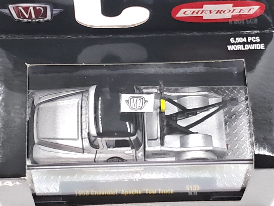 Camión de remolque Chevy Apache 1958 exclusivo M2 O'Reilly 2025 S139 Limited 1/6504 ¡NUEVO! Foto 3 de 4