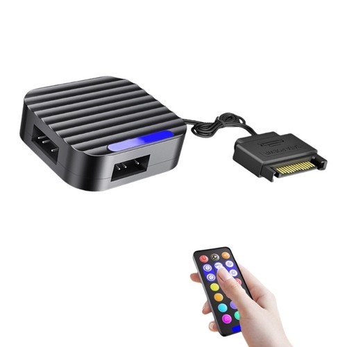 3Port PC Argb Controller With Mount And Satas Power Supply for Home - Afbeelding 10 van 10