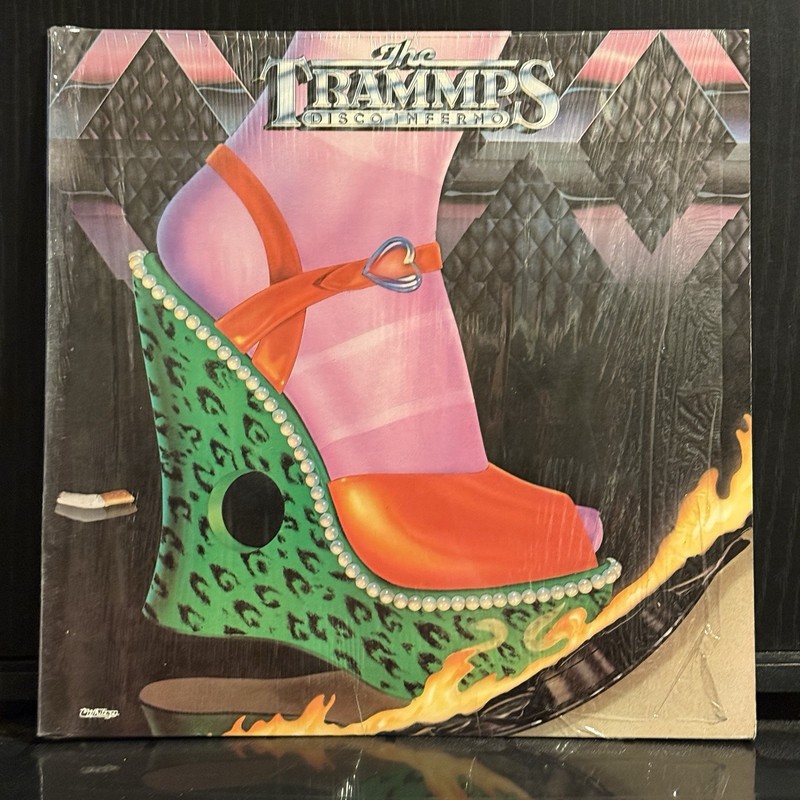 THE TRAMMPS Disco Inferno 1976 Atlantic 1st Press SD18211 EX Shrink Tom Moulton