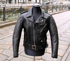 Giacca Pelle Chiodo Schott Perfecto vintage Originale 118 Taglia M