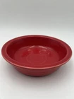 Fiestaware Vintage Red Fiesta Soup Cereal Bowls 7" Homer Laughlin USA