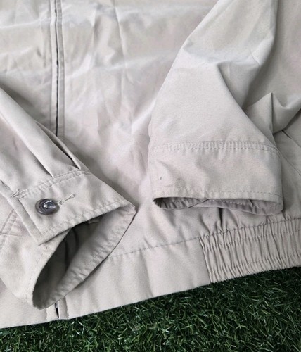Vintage Polo Ralph Lauren Herren khaki beige kariert Harrington Jacke Größe Large - Bild 16 von 18