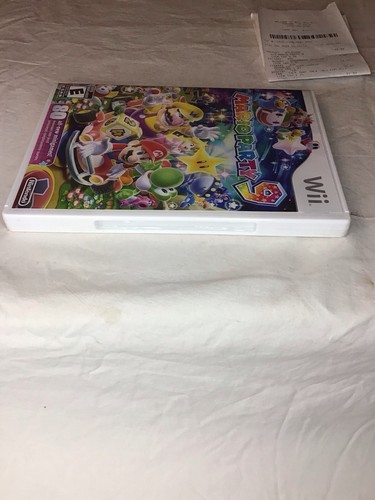 Brand New Factory Sealed Nintendo Wii Mario Party 9 w/ Original Best Buy Receipt - Picture 7 of 10