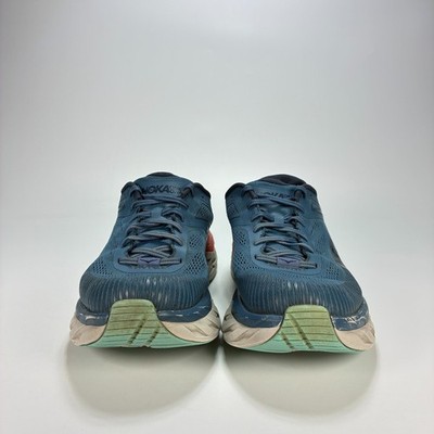 Hoka One One Bondi 7 Men\'s Sz 11.5 Wide Teal Blue Running Shoes with Mint Accent Men main image 4