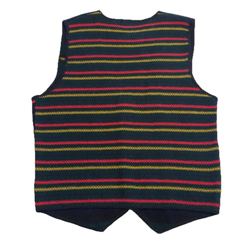 Vintage Structure Vest Mens Sz XL Extra Large Striped - Picture 4 of 4