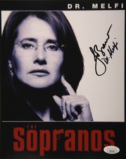 Lorraine Bracco Signed 8x10 The Sopranos Dr. Melfi Autographed JSA