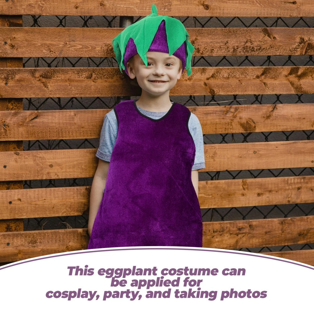 VETEMENTS Costume performance stile melanzana bambino cosplay decorazioni vestiti