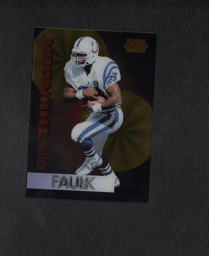 1995 Sportflix #3 Marshall Faulk Rolling Thunder