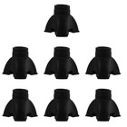 7 Pieces Walking Stöcke Zubehör Krückenfußabdeckung Wanderpolspitzen