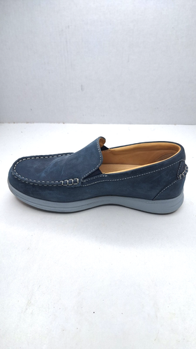 Samuel Hubbard Men's Size 8.5 Slip-On Leather Shoe Blue - Picture 7 of 13