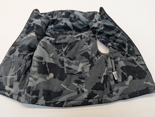 Columbia Black Puffer Vest Reversible Fleece Lined Youth XS - Picture 2 of 6