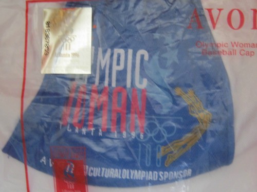 RARE AVON 1996 CULTURAL WOMAN OLYMPIAD SPONSOR OLYMPICS ATLANTA SNAPBACK CAP HAT - Picture 7 of 7