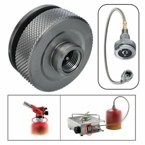Gasflaschenadapter Gaskartusche Campingkocher Konverter Düse Brenner Adapter - Bild 1 von 11