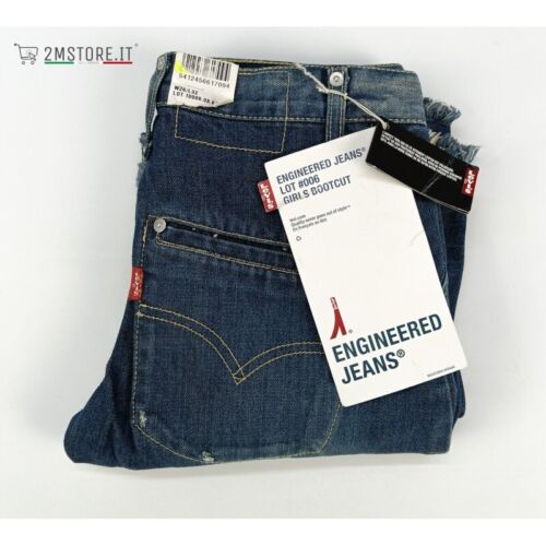 LEVI'S Jeans Levis 006 Engineered Girls Blau Special Passen Bootcut Bein Vintage - Bild 6 von 6